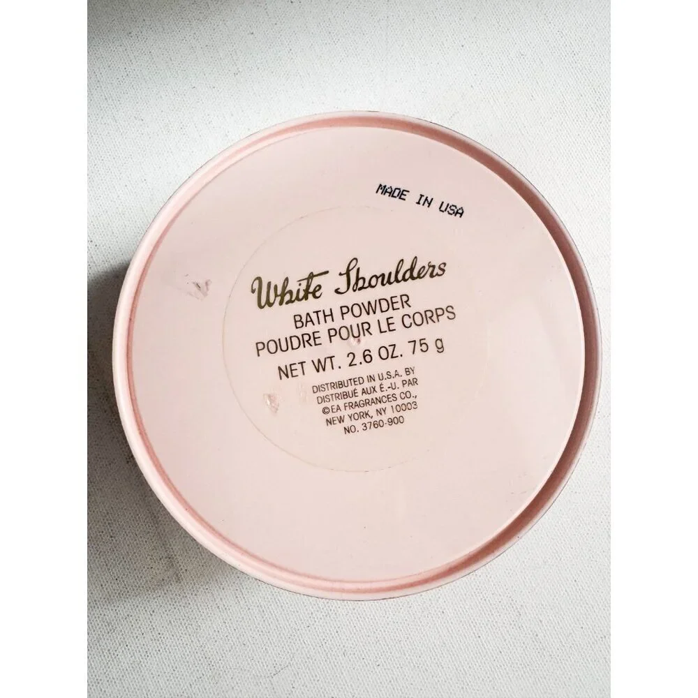 Vintage White Shoulders Elizabeth Arden Perfumed Bath Powder NEW Sealed
